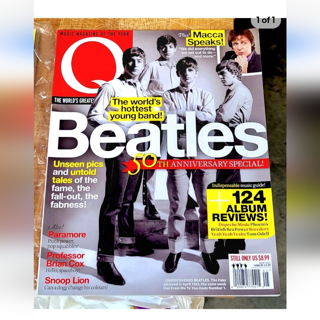 The Beatles Q Magazine 50th Anniversary Special May 2013 Brand New